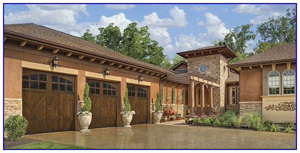 classic wood garage door in Martinez